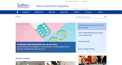 Desktop Screenshot of inter.gesundheitsportal-privat.de